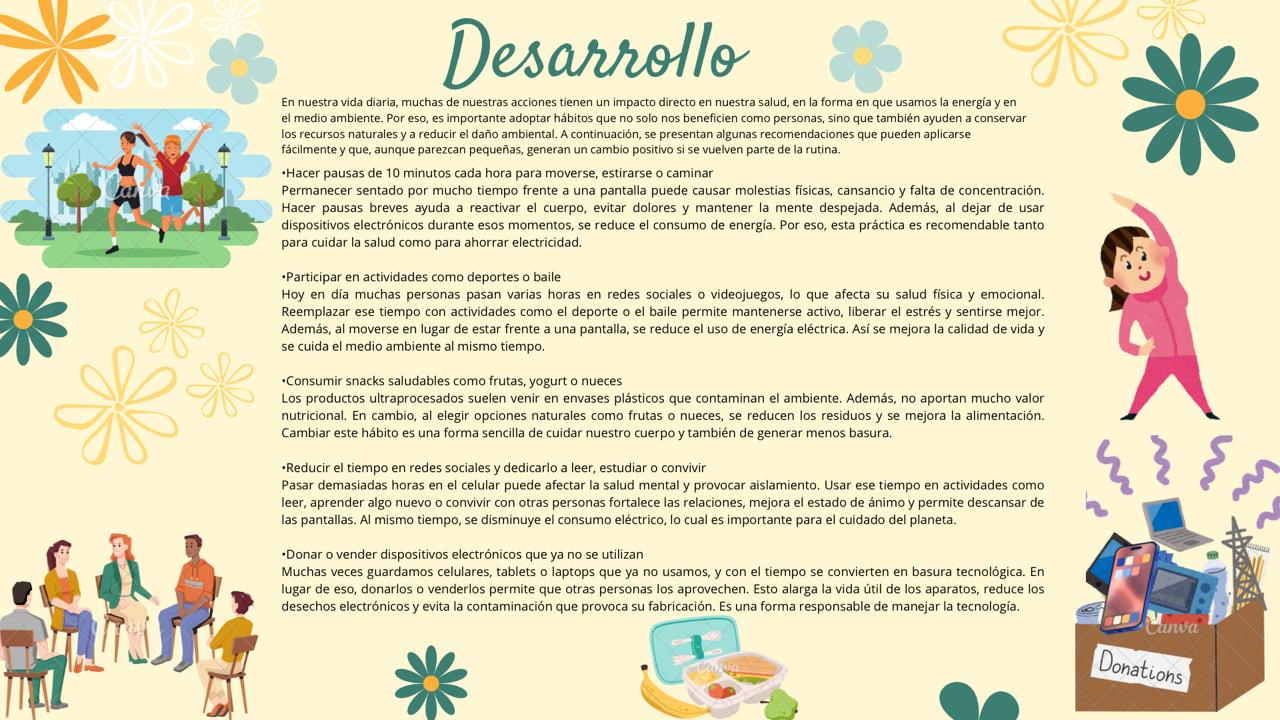 Menú saludable